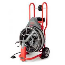 RIDGID® K-750R W/Cage IC Cables Tool Box & Gloves 115V 1/2HP 5/8"" 100'L x 5/8""W Cables