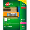 Avery® Permanent ID Labels with TrueBlock Technology Laser 3-1/4""  x 8-3/8""  150/Pack