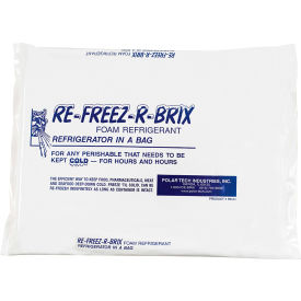 Re-Freez-R-Brix™ Cold Bricks 64 Oz. 11-1/4""L x 9-1/4""W x 1""H White/Blue 12/Pack