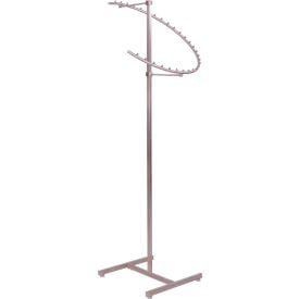 Spiral Costumer Rack - Satin Nickel