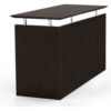 Safco® Medina 48-1/2""W Non-Handed Return 48-1/2""W x 20""D x 29-1/2""H Mocha
