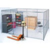 Global Industrial™ Wire Mesh Partition Security Room 10x10x8 without Roof - 3 Sides