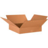 Global Industrial™ Flat Cardboard Corrugated Boxes 17""L x 17""W x 4""H Kraft