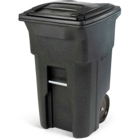 Toter Heavy Duty Two-Wheel Trash Cart 64 Gallon Greenstone - ANA64-54480