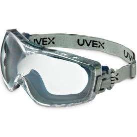 Uvex® Stealth OTG Safety Goggle Navy Frame Clear Lens Anti-Scratch Anti-Fog
