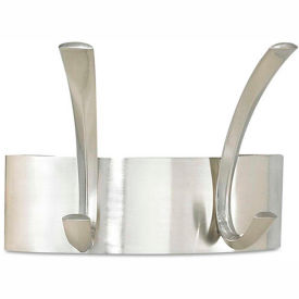 Safco® Wall Coat Rack 2-Hooks Steel