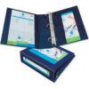 Avery® Framed View Binder with One Touch EZD Rings 3"" Capacity Navy Blue