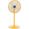 Global Industrial™ 24"" Deluxe Oscillating Pedestal Fan 3 Speed 7525 CFM 300W 1/2 HP Yellow