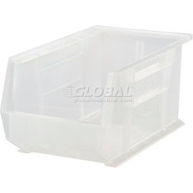 Global Industrial™ Plastic Stack & Hang Bin 8-1/4""W x 14-3/4""L x 7""H Clear