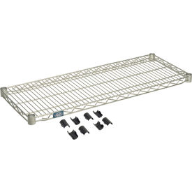 Nexel® S1436Z Poly-Z-Brite® Wire Shelf 36""W x 14""D