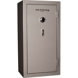 Tracker Safe Gun Safe TS24 With Mechanical Lock - 30 Min. Fire Rating 30x24x59 - 24 Gun Cap. Gray