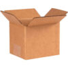 Global Industrial™ Cardboard Corrugated Boxes 5""L x 4""W x 4""H Kraft