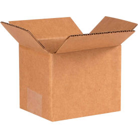 Global Industrial™ Cardboard Corrugated Boxes 5""L x 4""W x 4""H Kraft