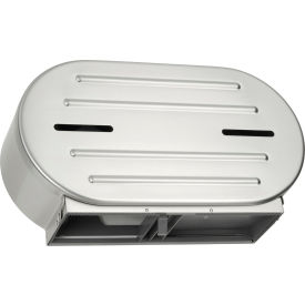 ASI® Surface Mounted Twin 9"" Jumbo Roll Toilet Tissue Dispenser - 0040