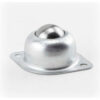 Hudson Bearings 1"" Carbon Steel Main Ball with 2 Hole Flange Carbon Steel Housing BT-1CS - 2""W