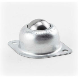Hudson Bearings 1"" Carbon Steel Main Ball with 2 Hole Flange Carbon Steel Housing BT-1CS - 2""W