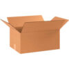 Global Industrial Heavy Duty Cardboard Corrugated Boxes 16""L x 14""W x 10""H Kraft