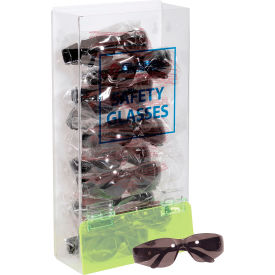 Global Industrial™ Acrylic Safety PPE Dispenser Visitor Specs Deluxe