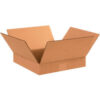 Global Industrial™ Flat Cardboard Corrugated Boxes 12""L x 12""W x 2""H Kraft