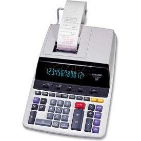 Sharp® 12-Digit Calculator EL2630PIII 2 Color Printing 8-1/4"" X 11-1/3"" X 2-1/5"" White