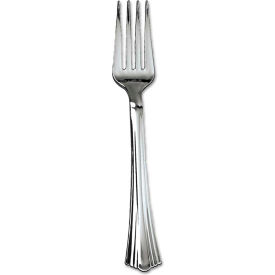 WNA® WNA610155 Reflections Design Forks Plastic Silver 600/Carton