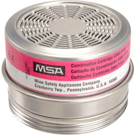 MSA Comfo® Respirator Cartridges Acid Gas/P100 6/Box 815179