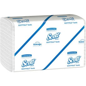 Scott Scottfold Towels 8-1/10"" X 12-2/5"" White 25 Packs/Case - KIM01960