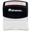 Universal Message Stamp RECEIVED Pre-Inked/Re-Inkable Red
