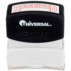 Universal Message Stamp RECEIVED Pre-Inked/Re-Inkable Red