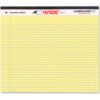 Roaring Spring® Landscape Format Writing Pad 74501 11"" x 9-1/2"" Canary 40 Sheets/Pad