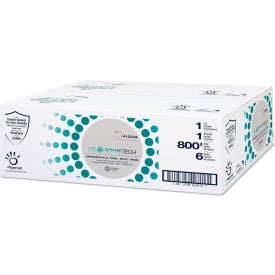 DissolveTech Paper Towel 1-Ply 800 ft White 6 Rolls/Case