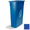 Carlisle TrimLine Recycling Can 23 Gallon Blue