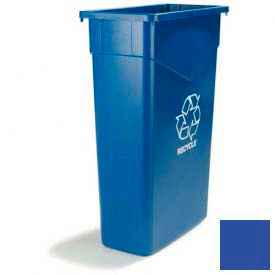 Carlisle TrimLine Recycling Can 23 Gallon Blue