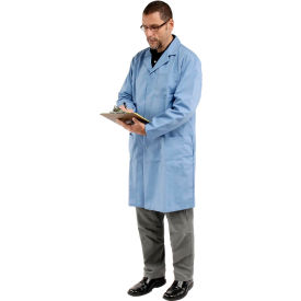 Unisex Microstatic ESD Lab Coat - Blue XL