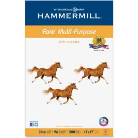 Multipurpose Paper Hammermill Fore MP HAM102848 White 11"" x 17"" 24 lb. 500 Sheets