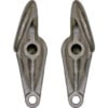 Buyers Products Drop-Forged Towing Hooks w/ Chrome Plated Finish 2 Pack - B2800AC