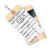 Global Industrial™ 2 Part Carbon Inv. Tag 2000-2499 Pre Wired#8 6-1/4""L x 3-1/8""W 500/Pack