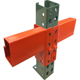 Global Industrial™ 96 Inch Pallet Rack Beam - Slotted 5370 lbs cap (2Pcs)