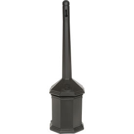 Smokers' Outpost® Site Saver™ Outdoor Ashtray Black