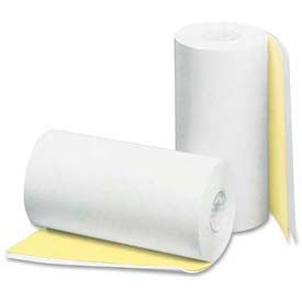 PM® Perfection POS/Cash Register Rolls 4-1/2"" x 90' White/Canary 24 Rolls/Carton