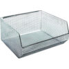 Quantum Chrome Wire Mesh Bin QMB550C - 16-1/4""W x 14-1/2""L x 7""H