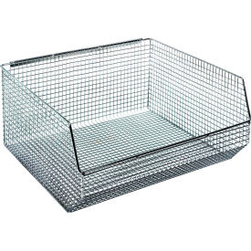 Quantum Chrome Wire Mesh Bin QMB550C - 16-1/4""W x 14-1/2""L x 7""H