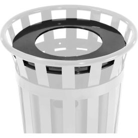 Global Industrial™ Steel Flat Lid For 36 Gallon Trash Can Black