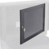 Optional Door with Acrylic Window For Global Industrial™ Fold-Out Computer Cabinet Black