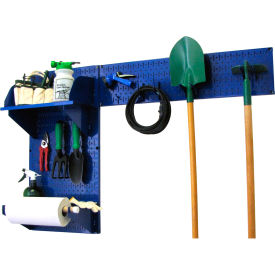 Wall Control Pegboard Garden Tool Board Organizer Blue 48"" X 32"" X 9""