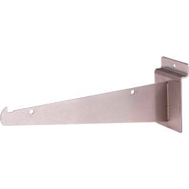 8"" Shelf Bracket for Slatwall - Satin Nickel