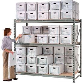 Global Industrial™ Record Storage Rack Starter 96""W x 36""D x 96""H