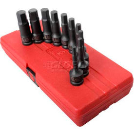 Sunex Tools 2638 10 PC. 1/2"" Drive 1/4""-3/4"" SAE Impact Hex Drive Set