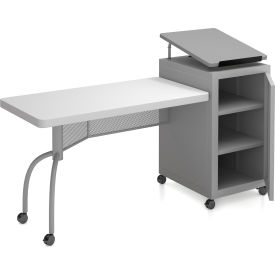 Oklahoma Sound Edupod Lectern/Teacher's Desk Combo 68""L X 24""W