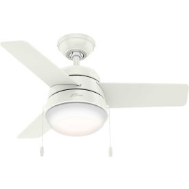 Hunter Fan 36"" Aker Ceiling Fan with Light 59301 - Fresh White